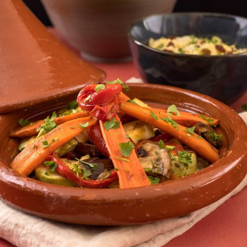 Marokkaanse tajine, stoofpot met zeven groenten